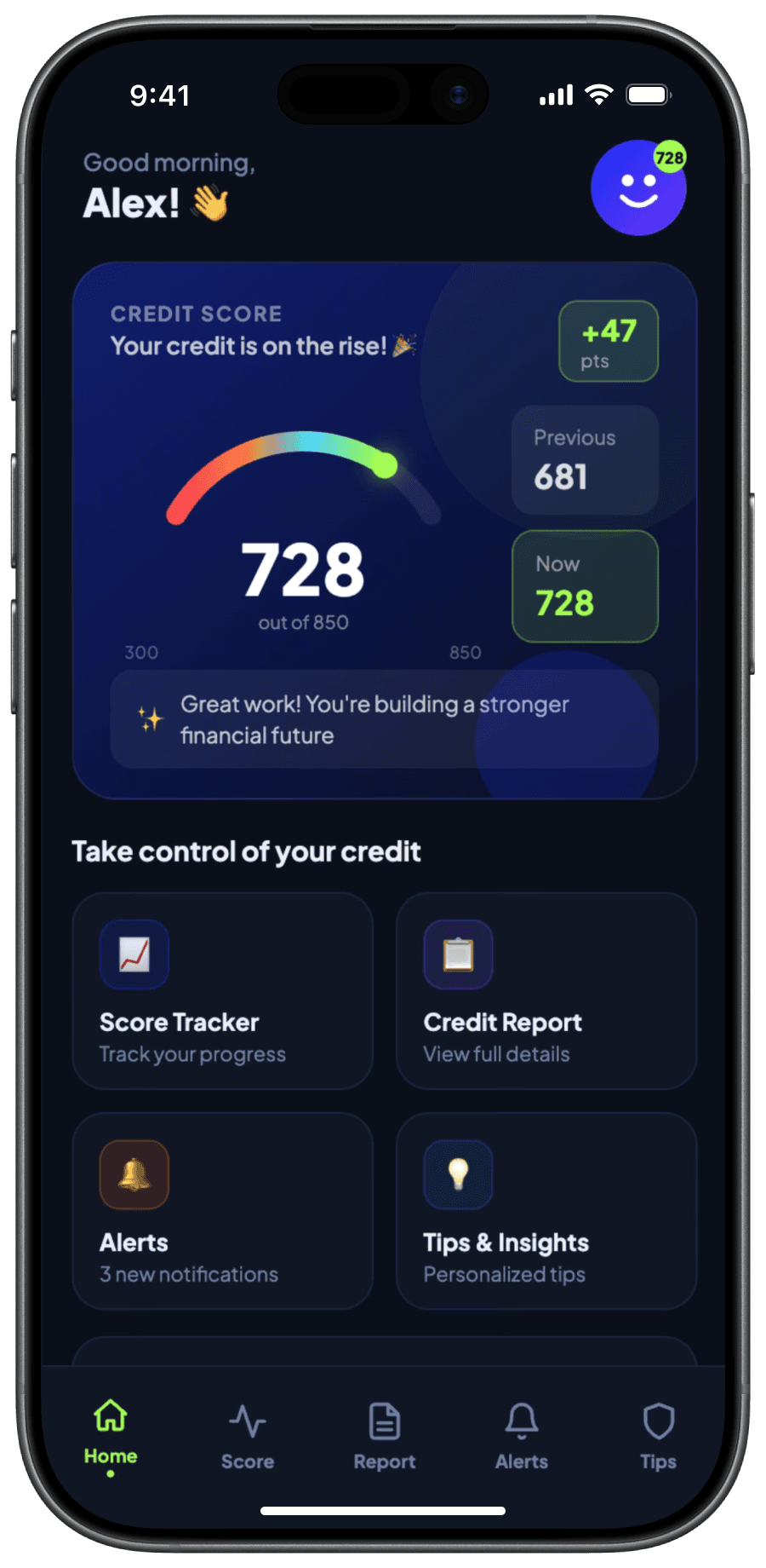 iCredit app preview